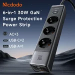 مشخصات چند راهی، محافظ برق و شارژر 30 وات Mcdodo CH-062